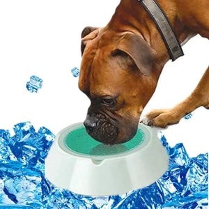 Kühler Wassernapf für Haustiere – Kühles Wasser bis zu 8 Stunden, BPA-frei, 16 oz