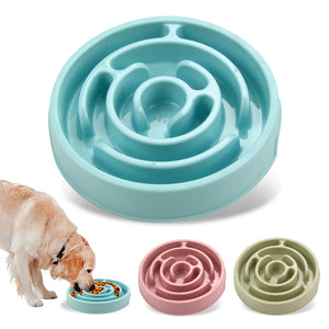 Slow-Feed Futternapf für Hunde – Maze-Design, Anti-Rutsch, Vielseitiger Futter- &amp; Wassernapf